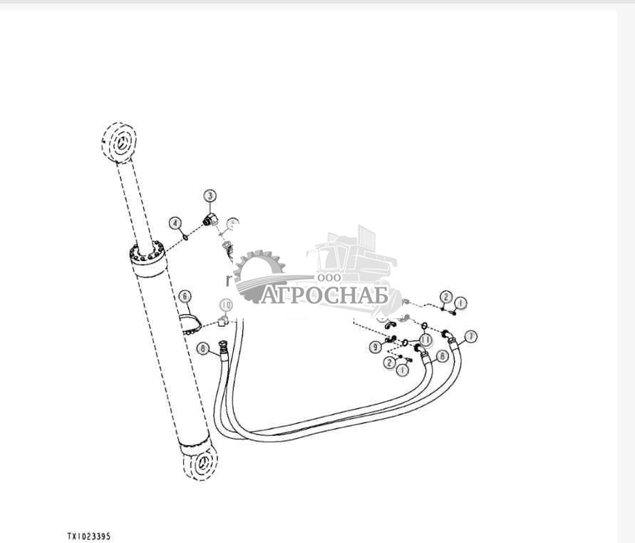 Трубопр. лебедки 